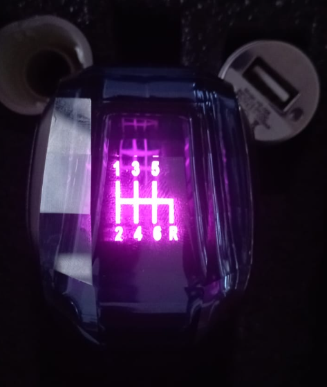 palanca de cambios universal para coche con( luz LED)